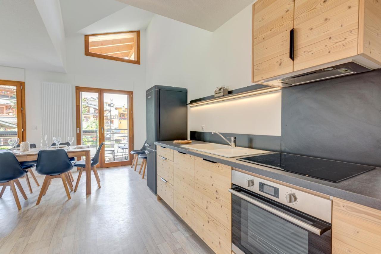 La Poudreuse - Duplex Avec Balcon Vue Montagne - Flumet Exterior photo