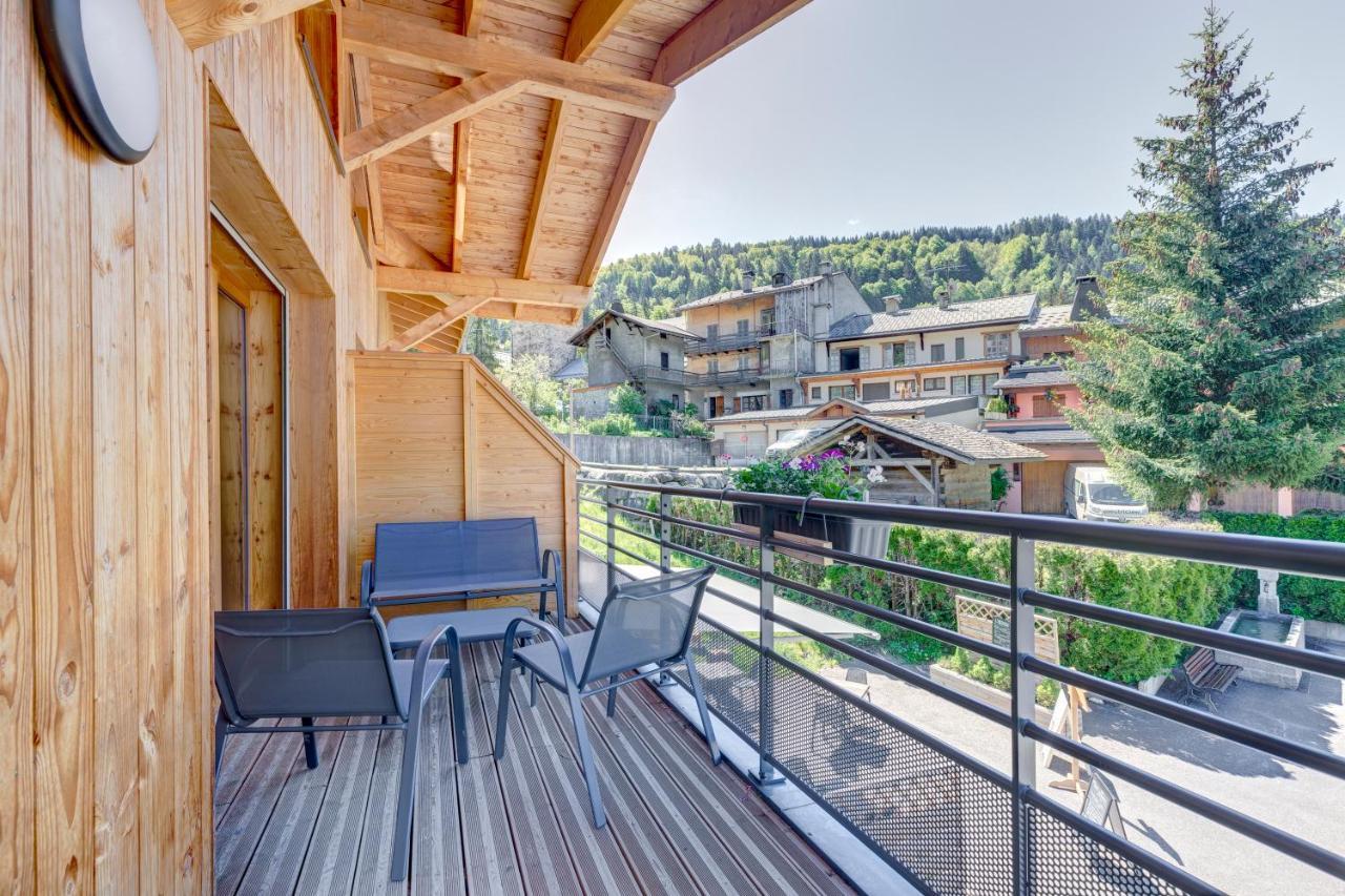 La Poudreuse - Duplex Avec Balcon Vue Montagne - Flumet Exterior photo